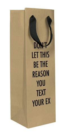 Text Your Ex Wine Bag - 72013
