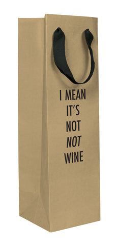 Not Not Wine  Wine Bag - 72014