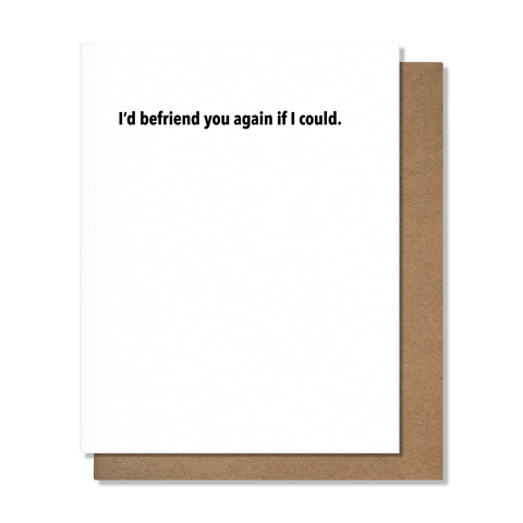 Befriend You Again - 20558