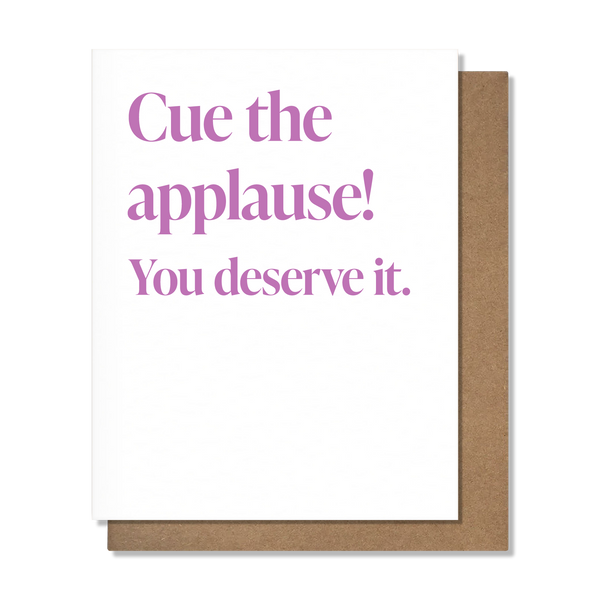 Cue the Applause - 25133