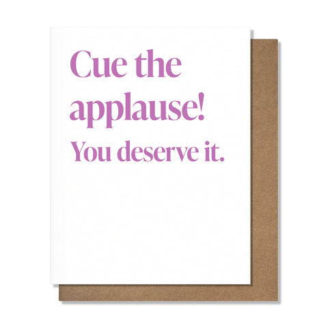 Cue the Applause - 25133