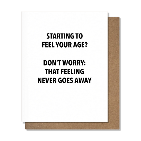 Feeling Your Age - 20495