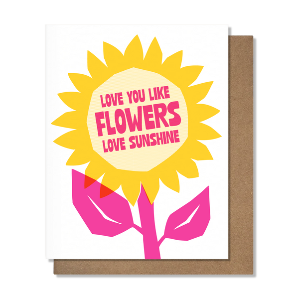 Flowers Love Sunshine Card- 11037