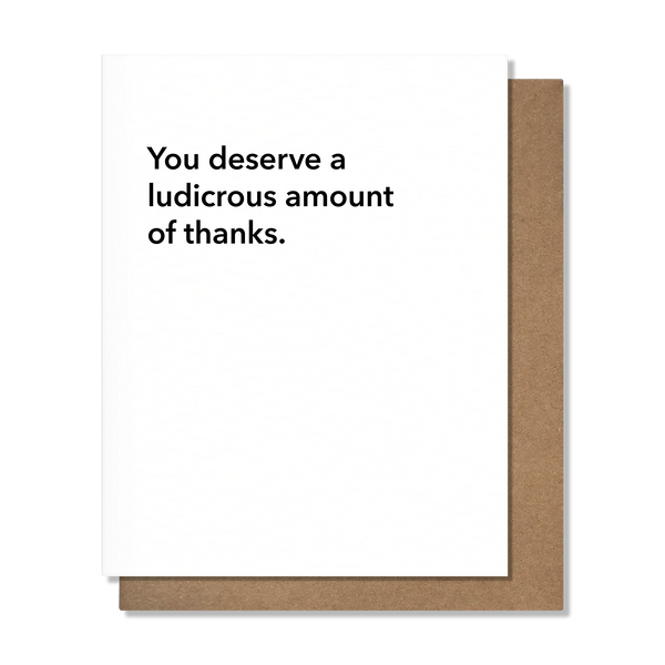 Ludicrous Thanks - 20562