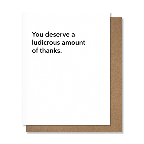 Ludicrous Thanks - 20562