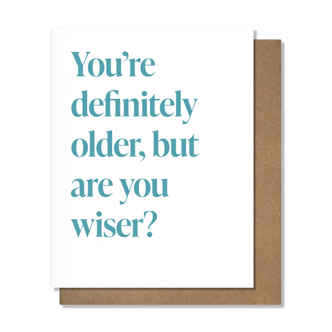 Older But Wiser - 25138