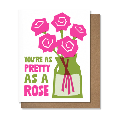 Pretty As A Rose Card- 11032