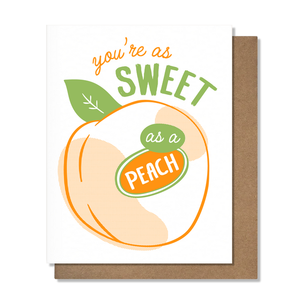Sweet As A Peach Card- 11028