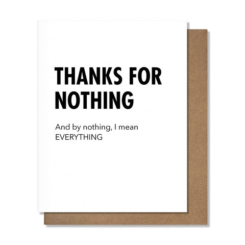 Thanks For Nothing - 20456