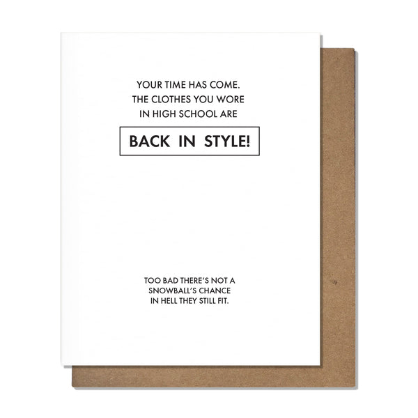 Back in Style - 20374